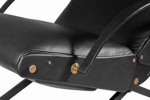 OSVALDO BORSANI (nello stile di)Varedo, 1911- Milano, 1985 : Poltrona regolabile P40 vintage  - Asta 1950-1980 Design and Decor - Associazione Nazionale - Case d'Asta italiane