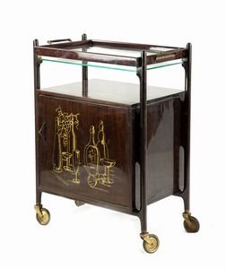 ICO PARISI (ATTRIBUITO)Palermo, 1916 - Como, 1996 - Carrello da bar vintage