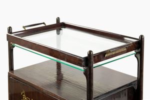 ICO PARISI (ATTRIBUITO)Palermo, 1916 - Como, 1996 : Carrello da bar vintage  - Asta 1950-1980 Design and Decor - Associazione Nazionale - Case d'Asta italiane