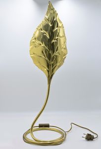 TOMMASO BARBI - Lampada foglia vintage in ottone
