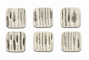 PIERO FORNASETTI Milano, 1913 - 1988 - Sei piatti Serie Spikes di Piero Fornasetti