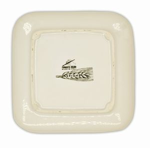 PIERO FORNASETTI Milano, 1913 - 1988 : Sei piatti Serie Spikes di Piero Fornasetti  - Asta 1950-1980 Design and Decor - Associazione Nazionale - Case d'Asta italiane