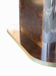 WILLY RIZZO (ATTR.)Napoli, 1928 - Parigi, 2013 : Tavolo vintage nello stile di Willy Rizzo  - Asta 1950-1980 Design and Decor - Associazione Nazionale - Case d'Asta italiane