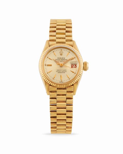 ROLEX : Datejust 6517 personalizzato per Serpico Y Laino  - Asta Orologi - Associazione Nazionale - Case d'Asta italiane