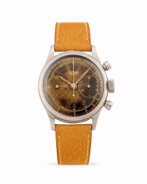 HEUER : cronografo Big Eyes personalizzato per Turler  - Asta Orologi - Associazione Nazionale - Case d'Asta italiane
