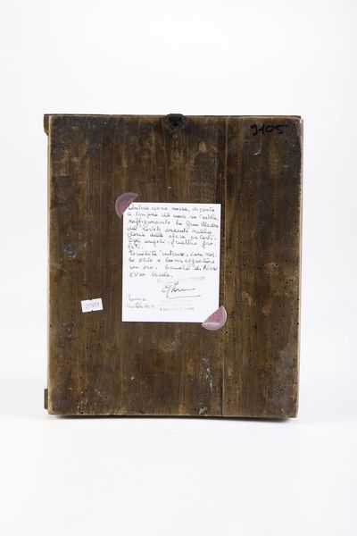 Icona raffigurante la Vergine del Roveto Ardente. Scuola di Kiev, XVIII secolo.  - Asta Argenti da Collezione | Antichi - Associazione Nazionale - Case d'Asta italiane