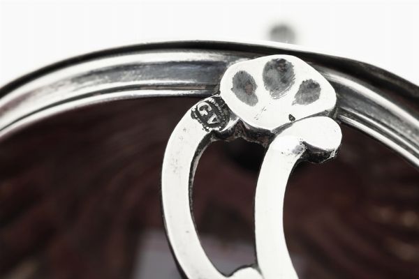 Mostardiera e acetoliera. Torino, ultimo quarto del XVIII secolo. Assaggiatore Giuseppe Fontana (1787-1815), contrassaggiatori Bartolomeo Bernardi (1778-1816) e Giuseppe Vernoni (1778-1824)  - Asta Argenti da Collezione | Antichi - Associazione Nazionale - Case d'Asta italiane