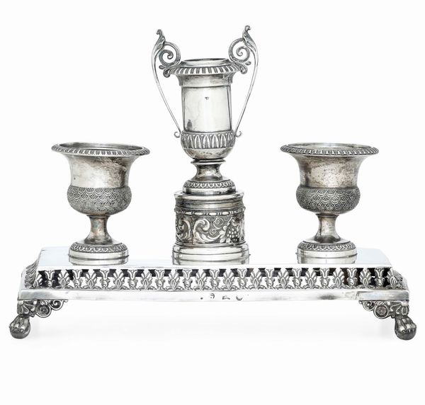 Calamaio. Milano 1830. Argentiere Luca Franceschini  - Asta Argenti da Collezione | Antichi - Associazione Nazionale - Case d'Asta italiane