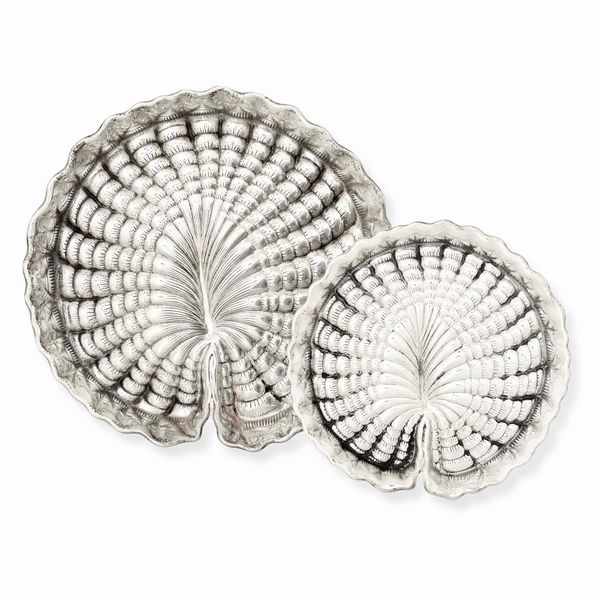 Due ciotole a ninfea. Argentiere Clementi, Bologna per Maison Gianmaria Buccellati. Italia XX-XXI secolo  - Asta Argenti da Collezione | Antichi - Associazione Nazionale - Case d'Asta italiane