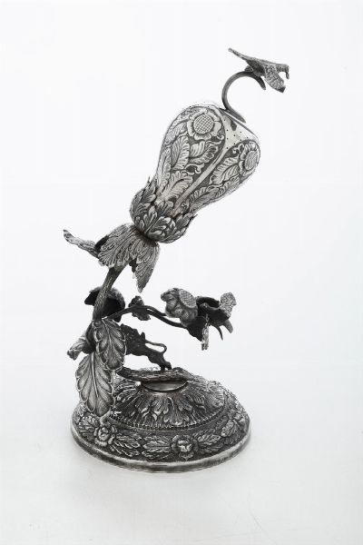 Candelabro e portaspezie. Ungheria, Budapest, XX secolo  - Asta Argenti da Collezione | Antichi - Associazione Nazionale - Case d'Asta italiane