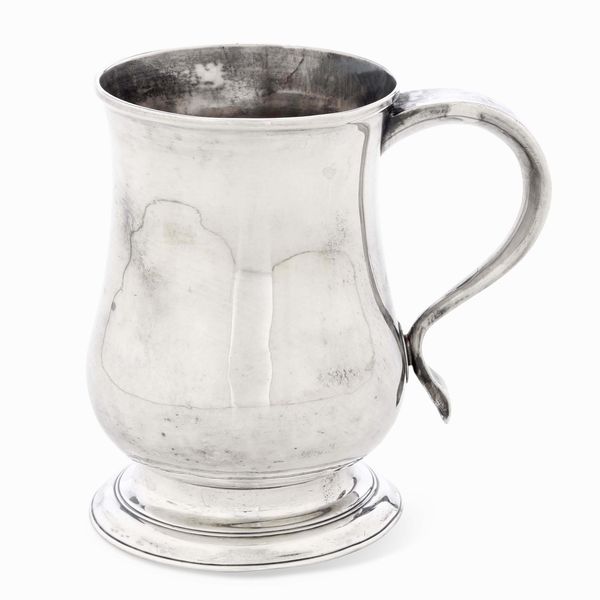 Mug. Londra 1799, marchio dell'argentiere HS entro rettangolo non identificato  - Asta Argenti da Collezione | Antichi - Associazione Nazionale - Case d'Asta italiane