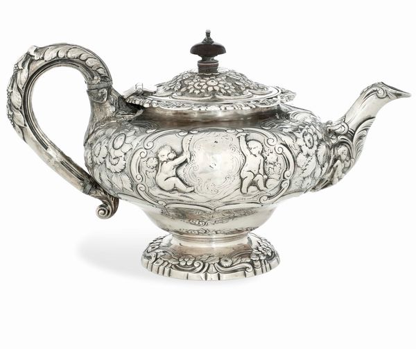 Teiera. Londra 1798, argentiere Peter & Annbateman  - Asta Argenti da Collezione | Antichi - Associazione Nazionale - Case d'Asta italiane