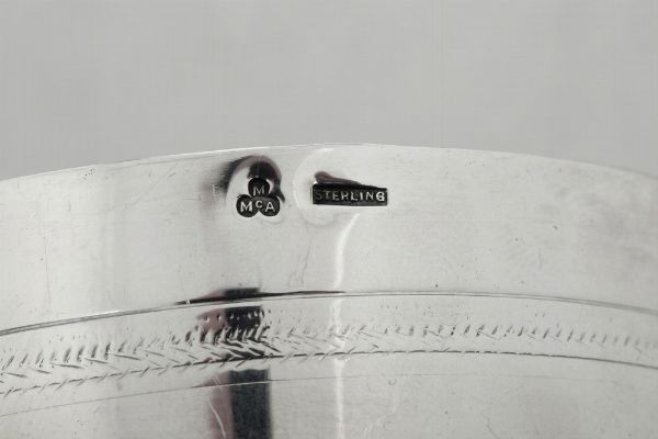 Coppa in noce di cocco con finimenti in argento. Londra, 1812. Argentiere W.T. entro rettangolo (William Tanner o William Troby)  - Asta Argenti da Collezione | Antichi - Associazione Nazionale - Case d'Asta italiane