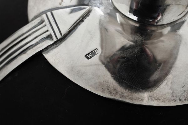 Coppa in noce di cocco con finimenti in argento. Londra, 1812. Argentiere W.T. entro rettangolo (William Tanner o William Troby)  - Asta Argenti da Collezione | Antichi - Associazione Nazionale - Case d'Asta italiane