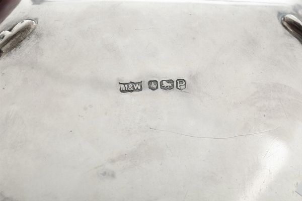 Cestino. Città di Sheffield, 1957. Argentiere Mappin & Webb.  - Asta Argenti da Collezione | Antichi - Associazione Nazionale - Case d'Asta italiane