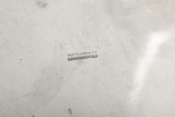 Cestino. Città di Sheffield, 1957. Argentiere Mappin & Webb.  - Asta Argenti da Collezione | Antichi - Associazione Nazionale - Case d'Asta italiane