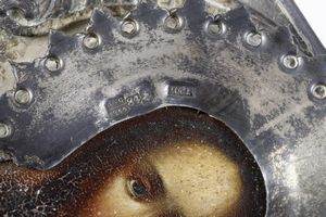 Cristo pantocratore. Russia XIX secolo. Riza Mosca 1864, saggiatore AC, argentiere HCR  - Asta Argenti da Collezione | Antichi - Associazione Nazionale - Case d'Asta italiane