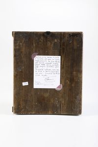 Icona raffigurante la Vergine del Roveto Ardente. Scuola di Kiev, XVIII secolo.  - Asta Argenti da Collezione | Antichi - Associazione Nazionale - Case d'Asta italiane