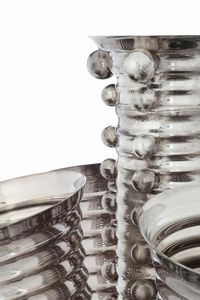 Monumentale centrotavola. Argenteria artistica milanese del XX secolo, marchio con fascio littorio in uso dal 1935 al 1945. Argentiere Luigi Diani  - Asta Argenti da Collezione | Antichi - Associazione Nazionale - Case d'Asta italiane