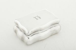 Scatola portagioie. Argenteria artistica italiana del XX secolo. Maison Mario Buccellati  - Asta Argenti da Collezione | Antichi - Associazione Nazionale - Case d'Asta italiane