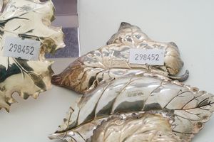 Quattro foglie. Argentiere Clementi, Bologna per Maison Gianmaria Buccellati. Italia XX-XXI secolo  - Asta Argenti da Collezione | Antichi - Associazione Nazionale - Case d'Asta italiane