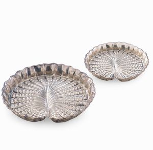 Due ciotole a ninfea. Argentiere Clementi, Bologna per Maison Gianmaria Buccellati. Italia XX-XXI secolo  - Asta Argenti da Collezione | Antichi - Associazione Nazionale - Case d'Asta italiane