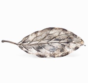 Foglia. Argentiere Broggi, Milano, per Federico Buccellati. Italia XX-XXI secolo  - Asta Argenti da Collezione | Antichi - Associazione Nazionale - Case d'Asta italiane