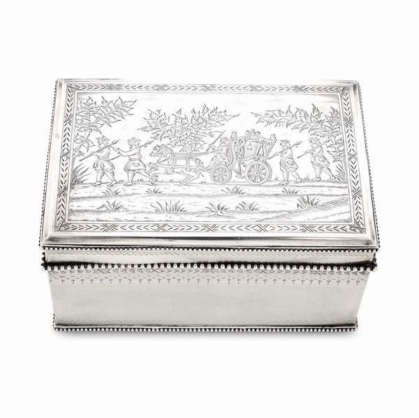 Scatola. Paesi Bassi, Amsterdam, XVIII secolo  - Asta Argenti da Collezione | XX secolo - Associazione Nazionale - Case d'Asta italiane