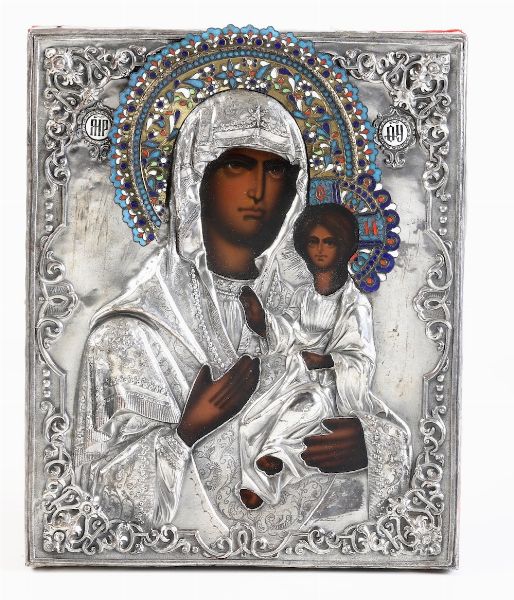 Madonna con Bambino. Manifattura europea del XX secolo  - Asta Argenti da Collezione | XX secolo - Associazione Nazionale - Case d'Asta italiane