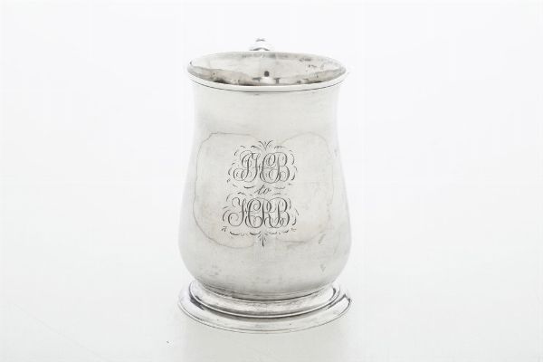 Mug. Londra 1750, argentiere Fuller White  - Asta Argenti da Collezione | XX secolo - Associazione Nazionale - Case d'Asta italiane