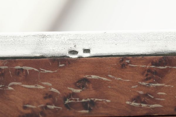 Due scatole. Argenteria italiana del XX secolo, una con marchio con fascio littorio in uso dal 1935 al 195, argentiere Cori Italo, Firenze  - Asta Argenti da Collezione | XX secolo - Associazione Nazionale - Case d'Asta italiane