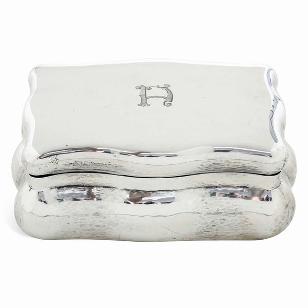 Scatola portagioie. Argenteria artistica italiana del XX secolo. Maison Mario Buccellati  - Asta Argenti da Collezione | XX secolo - Associazione Nazionale - Case d'Asta italiane