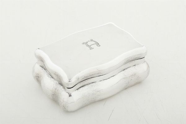 Scatola portagioie. Argenteria artistica italiana del XX secolo. Maison Mario Buccellati  - Asta Argenti da Collezione | XX secolo - Associazione Nazionale - Case d'Asta italiane