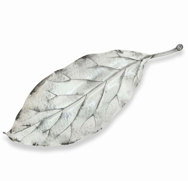 Foglia. Argentiere Broggi, Milano, per Federico Buccellati. Italia XX-XXI secolo  - Asta Argenti da Collezione | XX secolo - Associazione Nazionale - Case d'Asta italiane