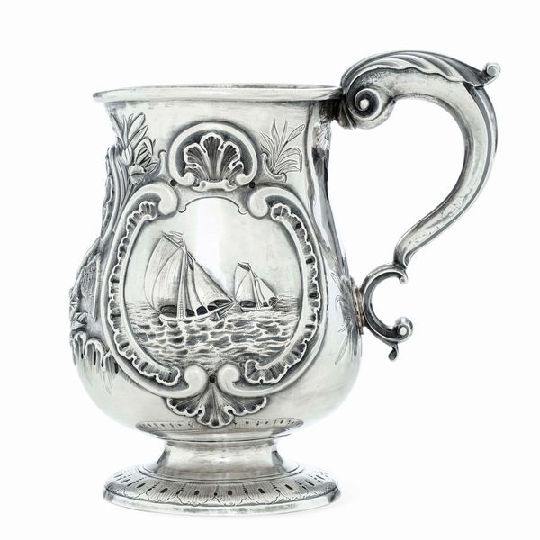 Mug. Dublino 1719. Argentiere Thomas Walker  - Asta Argenti da Collezione | XX secolo - Associazione Nazionale - Case d'Asta italiane