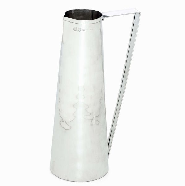 Brocca. Argenteria artistica fiorentina, seconda metà del XX secolo. Argentiere Brandimarte  - Asta Argenti da Collezione | XX secolo - Associazione Nazionale - Case d'Asta italiane