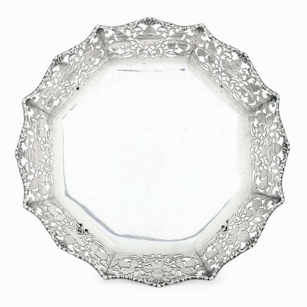 Cestino. Città di Sheffield, 1957. Argentiere Mappin & Webb.  - Asta Argenti da Collezione | XX secolo - Associazione Nazionale - Case d'Asta italiane