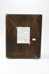 Icona raffigurante la Trinità. Russia, XVIII secolo.  - Asta Argenti da Collezione | XX secolo - Associazione Nazionale - Case d'Asta italiane