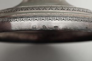 Vaso a balaustro. Regno di Sardegna (Novara ?), marchi camerali e di titolo in uso dal 1824 al 1872. Argentiere Ferdinando Canetti (1815-1824)  - Asta Argenti da Collezione | XX secolo - Associazione Nazionale - Case d'Asta italiane