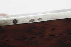 Due scatole. Argenteria italiana del XX secolo, una con marchio con fascio littorio in uso dal 1935 al 195, argentiere Cori Italo, Firenze  - Asta Argenti da Collezione | XX secolo - Associazione Nazionale - Case d'Asta italiane