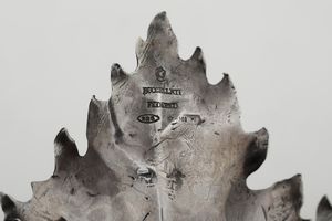 Foglia. Maison federico Buccellati. Argentiere Paolo Stella, Milano  - Asta Argenti da Collezione | XX secolo - Associazione Nazionale - Case d'Asta italiane
