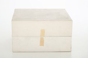 Cestino. Londra, 1864. Argentiere E.J. Barnard<BR>Etichetta cartacea Collezione Bulgari Roma  - Asta Argenti da Collezione | XX secolo - Associazione Nazionale - Case d'Asta italiane