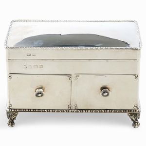 Portagioie. Birmingham 1917, argentiere S. Blankensee & Son  - Asta Argenti da Collezione | XX secolo - Associazione Nazionale - Case d'Asta italiane