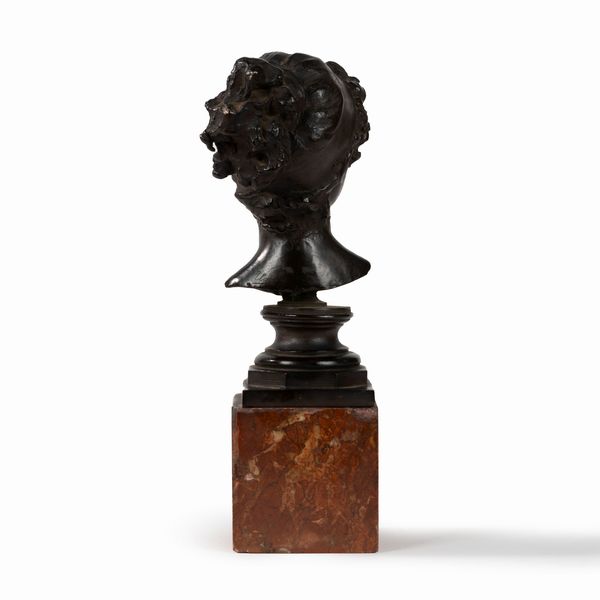 Antonio Ugo : Giovane donna con i riccioli  - Asta Arte Figurativa tra XIX e XX Secolo - Associazione Nazionale - Case d'Asta italiane