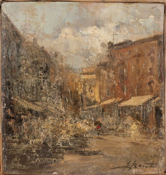 Ezelino Briante : Scorcio cittadino  - Asta Arte Figurativa tra XIX e XX Secolo - Associazione Nazionale - Case d'Asta italiane