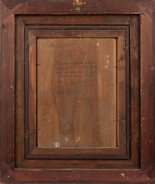 Attribuito a Silvestro Lega (Modigliana 1826-Firenze 1895) : Bambina del Gabbro  - Asta Arte Figurativa tra XIX e XX Secolo - Associazione Nazionale - Case d'Asta italiane