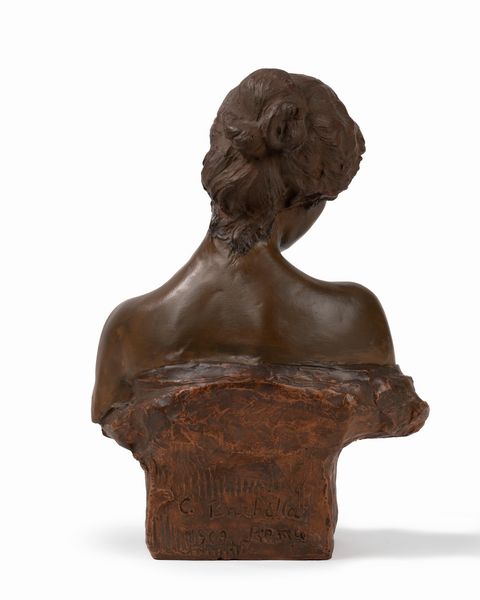 Costantino Barbella : Pensierosa  - Asta Arte Figurativa tra XIX e XX Secolo - Associazione Nazionale - Case d'Asta italiane