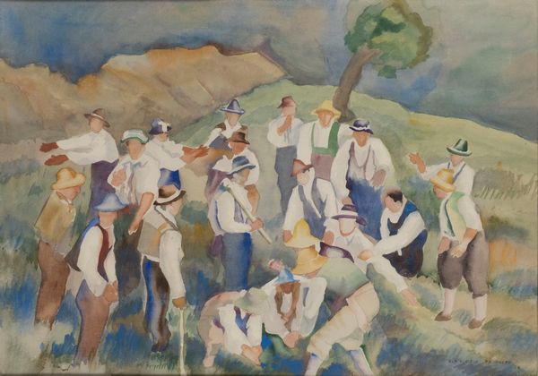 Carlo D'Aloisio da Vasto : Raduno  - Asta Arte Figurativa tra XIX e XX Secolo - Associazione Nazionale - Case d'Asta italiane