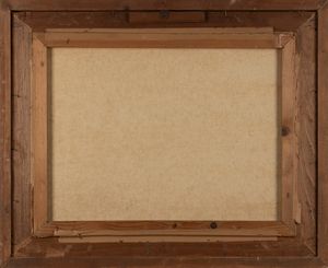 Tito Corbella : In carrozza d'inverno  - Asta Arte Figurativa tra XIX e XX Secolo - Associazione Nazionale - Case d'Asta italiane