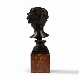 Antonio Ugo : Giovane donna con i riccioli  - Asta Arte Figurativa tra XIX e XX Secolo - Associazione Nazionale - Case d'Asta italiane